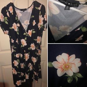 Floral Wrap Dress